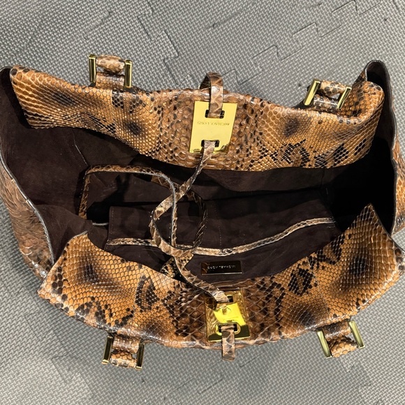 Michael Kors Collection Large Miranda Python Tote - Picture 4 of 5